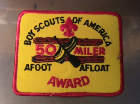 Official BSA 50 Miler (Afoot/Afloat Award Patch