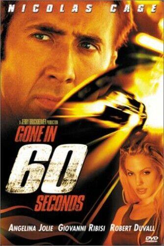 Gone in 60 Seconds DVD, Nicolas Cage, Angelina Jolie, Giovanni Ribisi, T.J. Cros