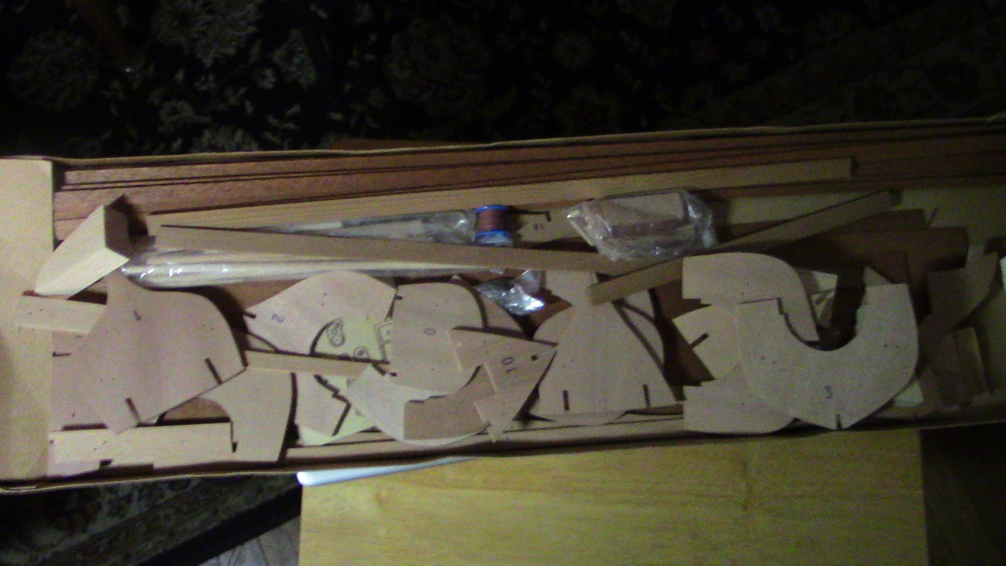 Wooden Model Frigate/Sailboat Kit: The Denmark "Fregatten Jyyland" 1961 Version