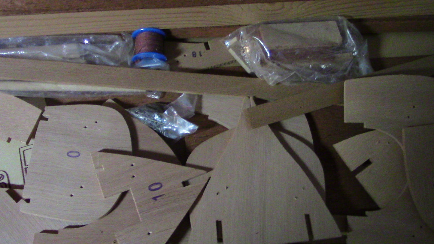 Wooden Model Frigate/Sailboat Kit: The Denmark "Fregatten Jyyland" 1961 Version