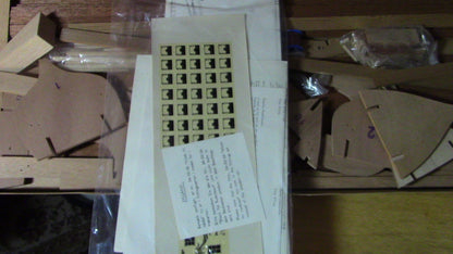 Wooden Model Frigate/Sailboat Kit: The Denmark "Fregatten Jyyland" 1961 Version