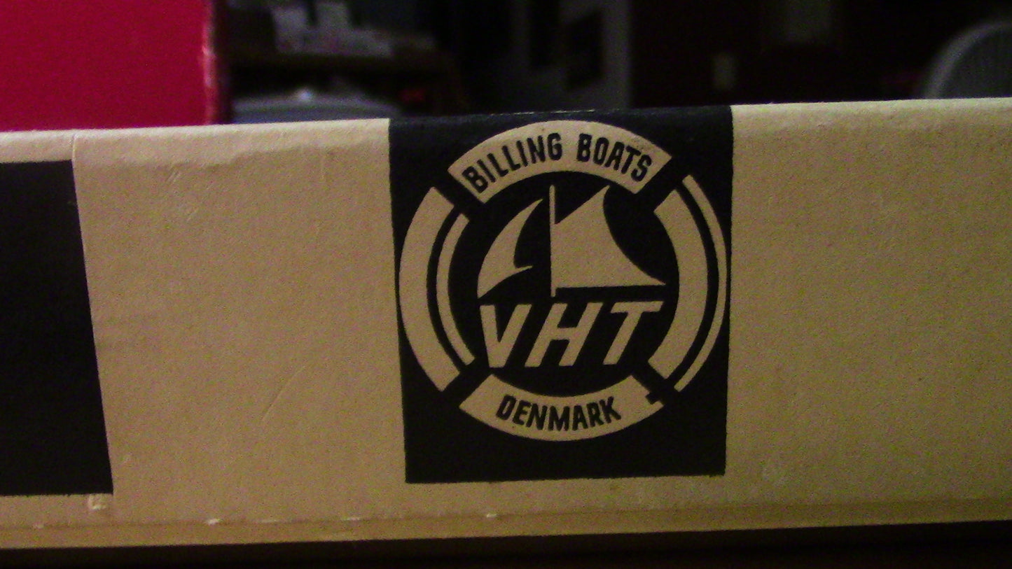 Wooden Model Frigate/Sailboat Kit: The Denmark "Fregatten Jyyland" 1961 Version